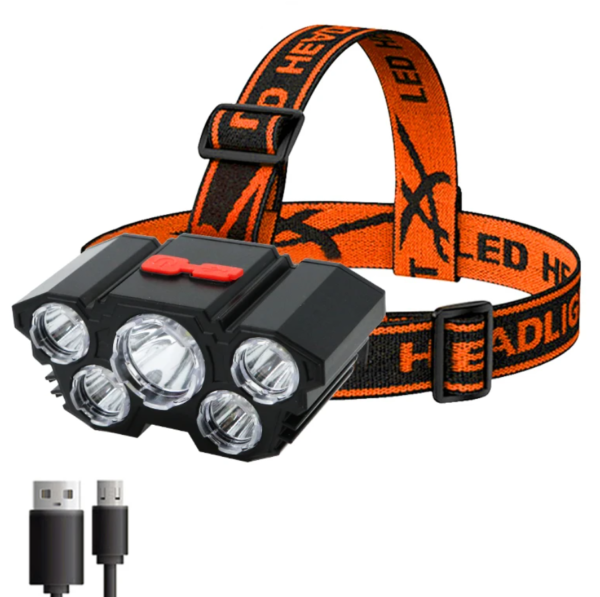 Lampe à 5 Forte Luminosité Led, Rechargeable - Guinée, Conakry