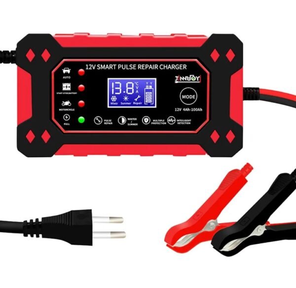 Chargeur Intelligent de Batterie Voiture, AGM et Moto