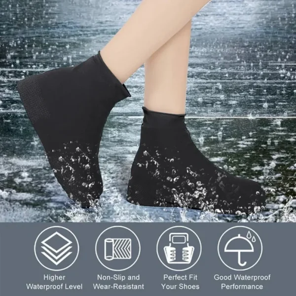 Couvre-chaussures de pluie en caoutchouc pour une utilisation en extérieur
