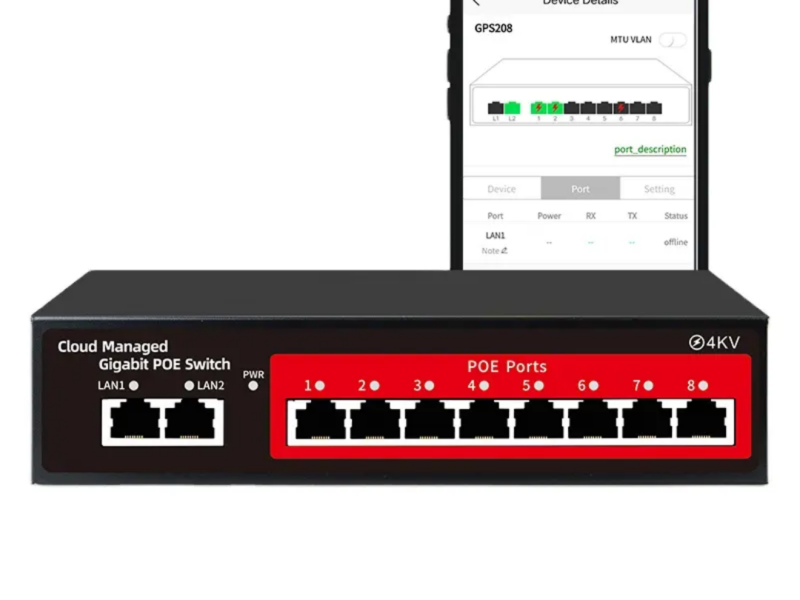 POE Switch 8 Port Gigabit Conakry