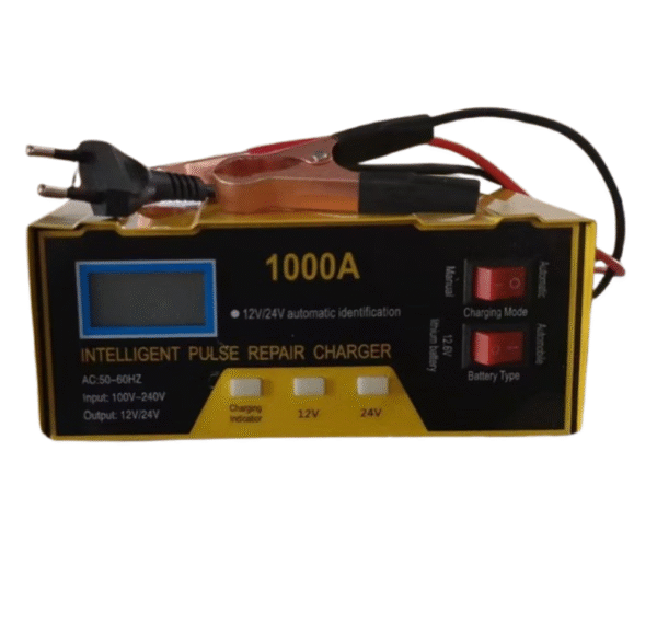 Chargeur de Batterie Intelligent 1000A 12V24V à Haute Puissance avec Réparation Rapide